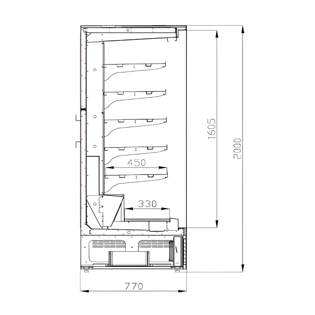 Admiral Refrigerated Display Case