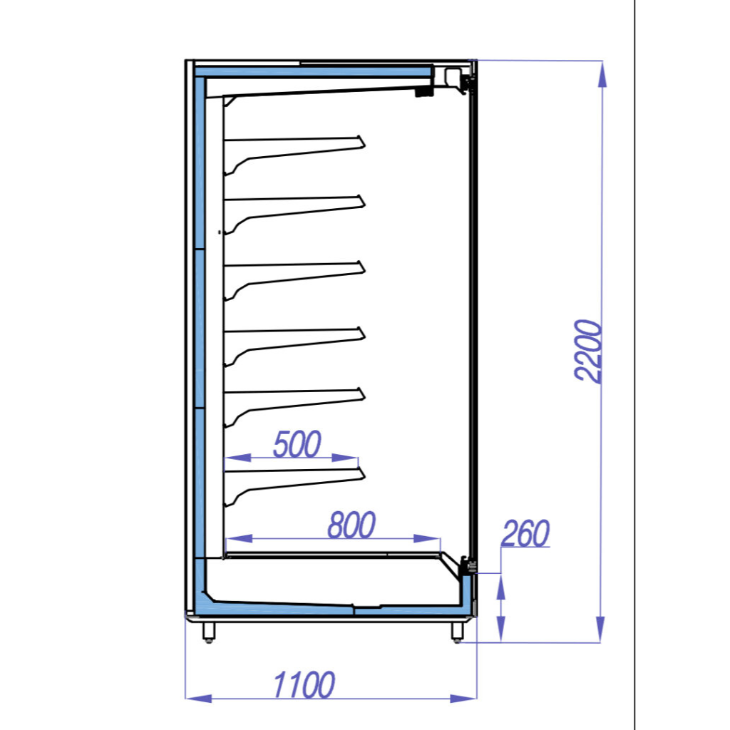 Oslo Refrigerated Display Case