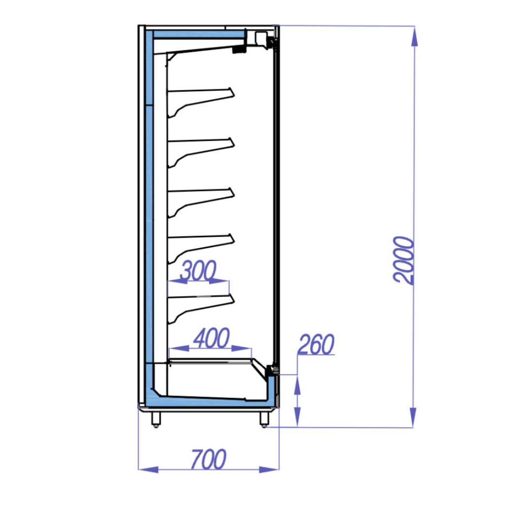 Oslo Refrigerated Display Case