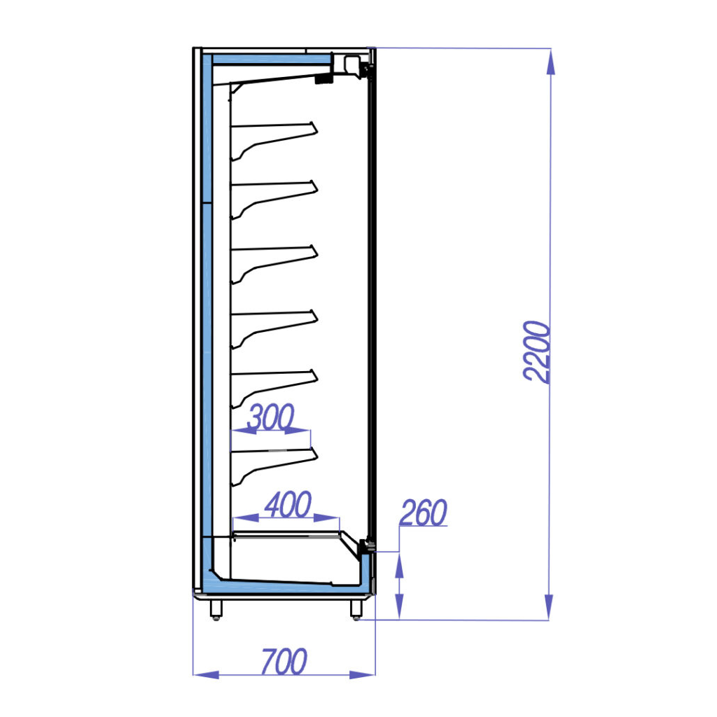 Oslo Refrigerated Display Case