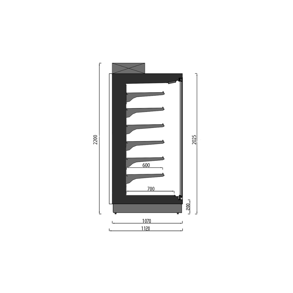 Wolf Refrigerated Display Case