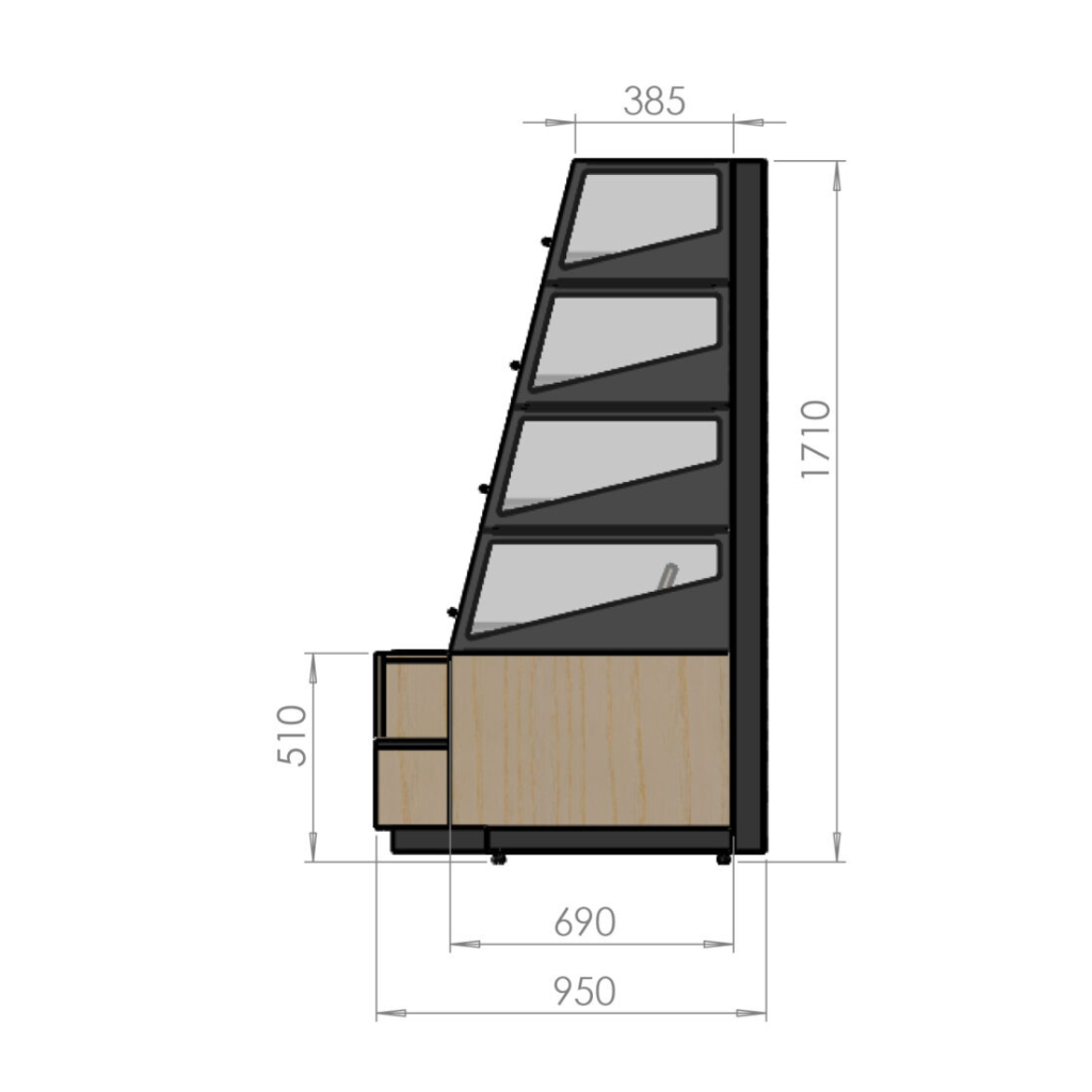 Bakeoff – Horizontal Bakery Display Case
