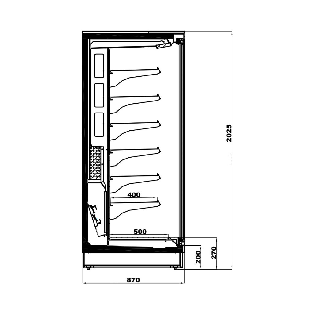Wolf Refrigerated Display Case
