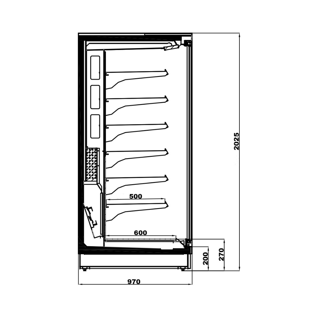Wolf Refrigerated Display Case