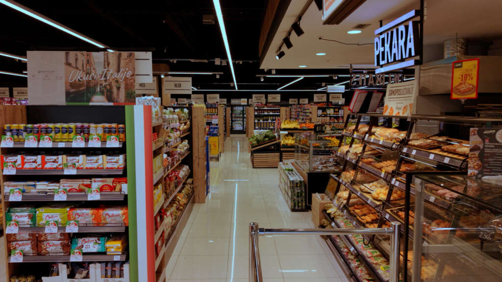 Waterloop system in Aroma Market Stara Pazova