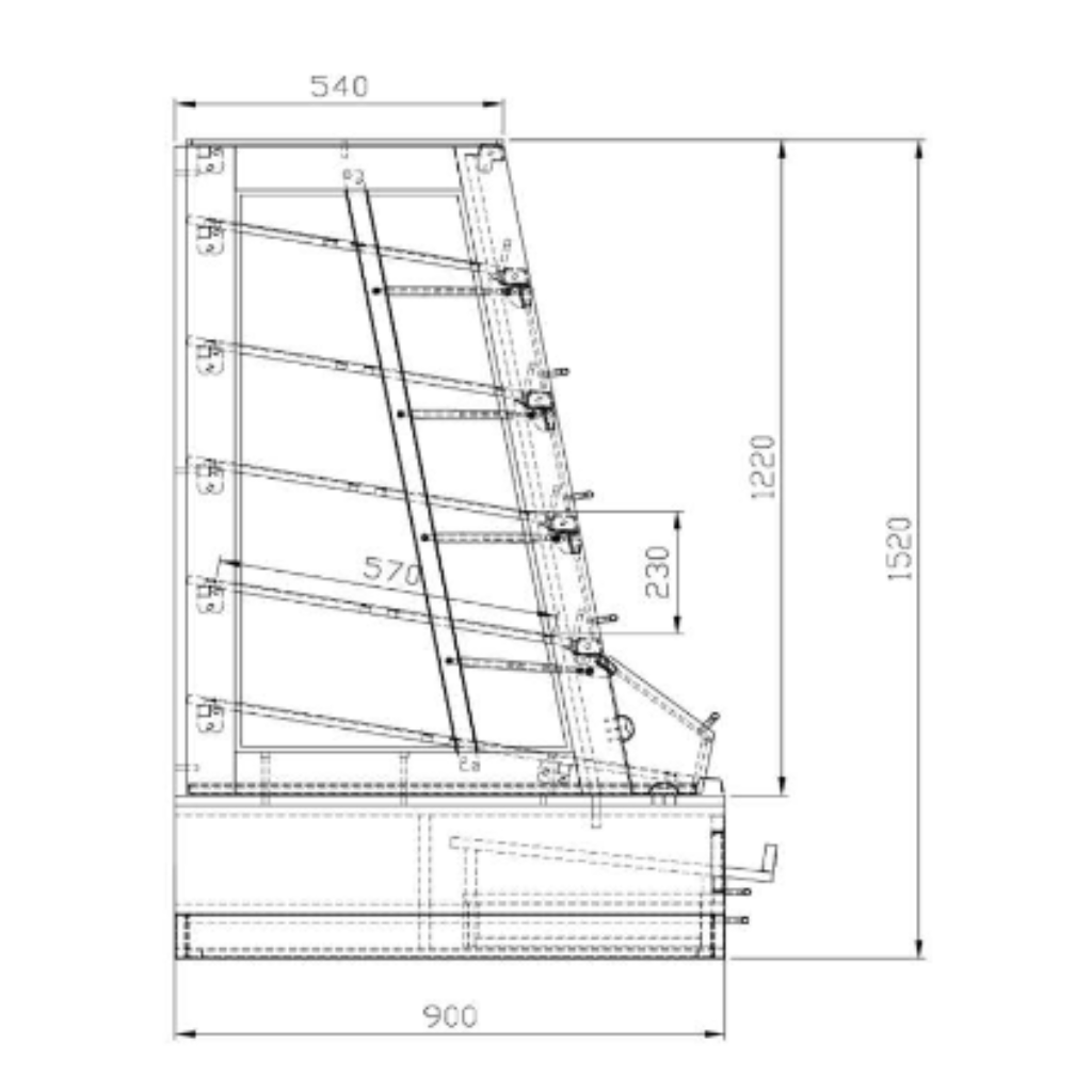 Bakeoff Z – Horizontal Bakery Display Case