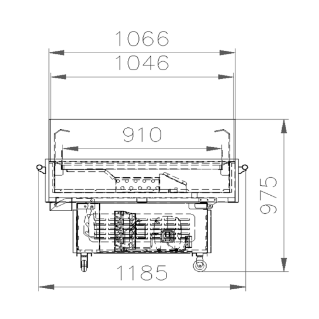 Caesar Refrigerated Island Display