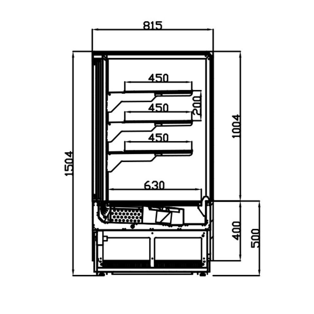 Kristal Horizontal Refrigerated Display Case