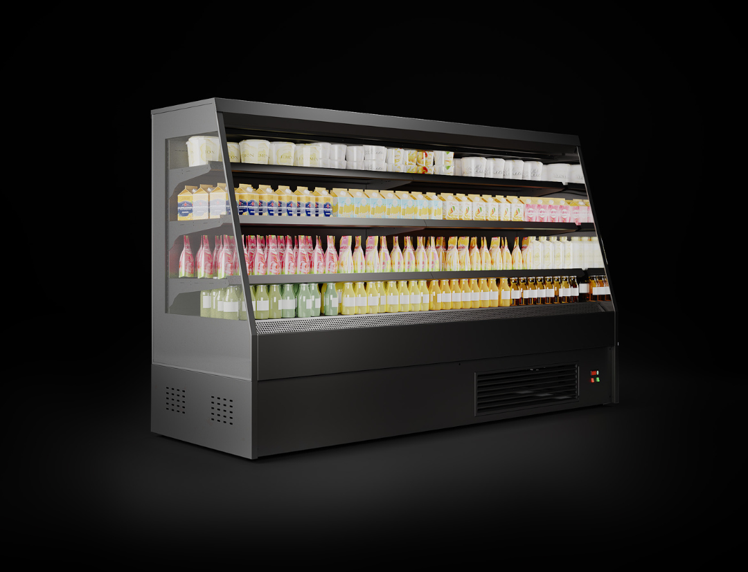 Oslo SV Semi-Vertical Refrigerated Display Case
