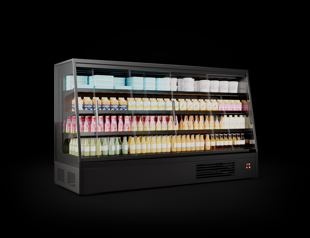 Oslo VSV Semi-Vertical Refrigerated Display Case
