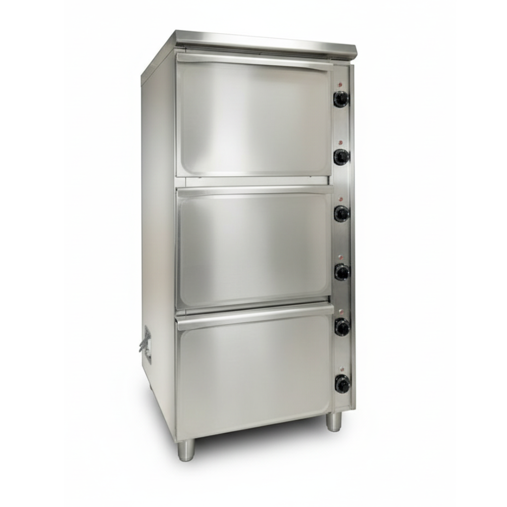 Triple-deck oven