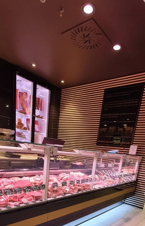 Fully equipped butcher shop