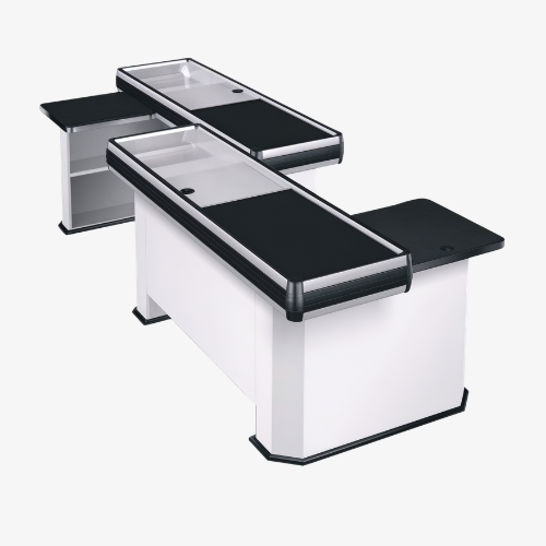 Retail counter and equipment for butcher shops