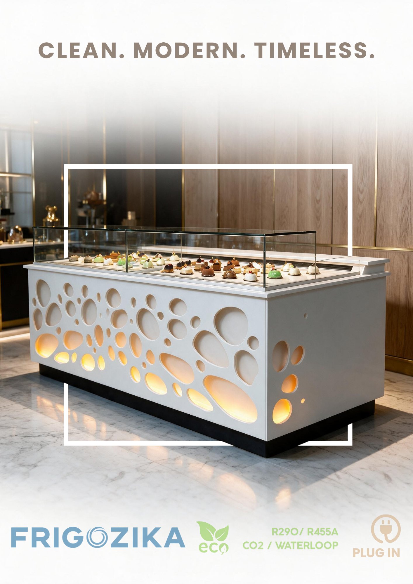 Frigo Žika refrigerated display case - project 8