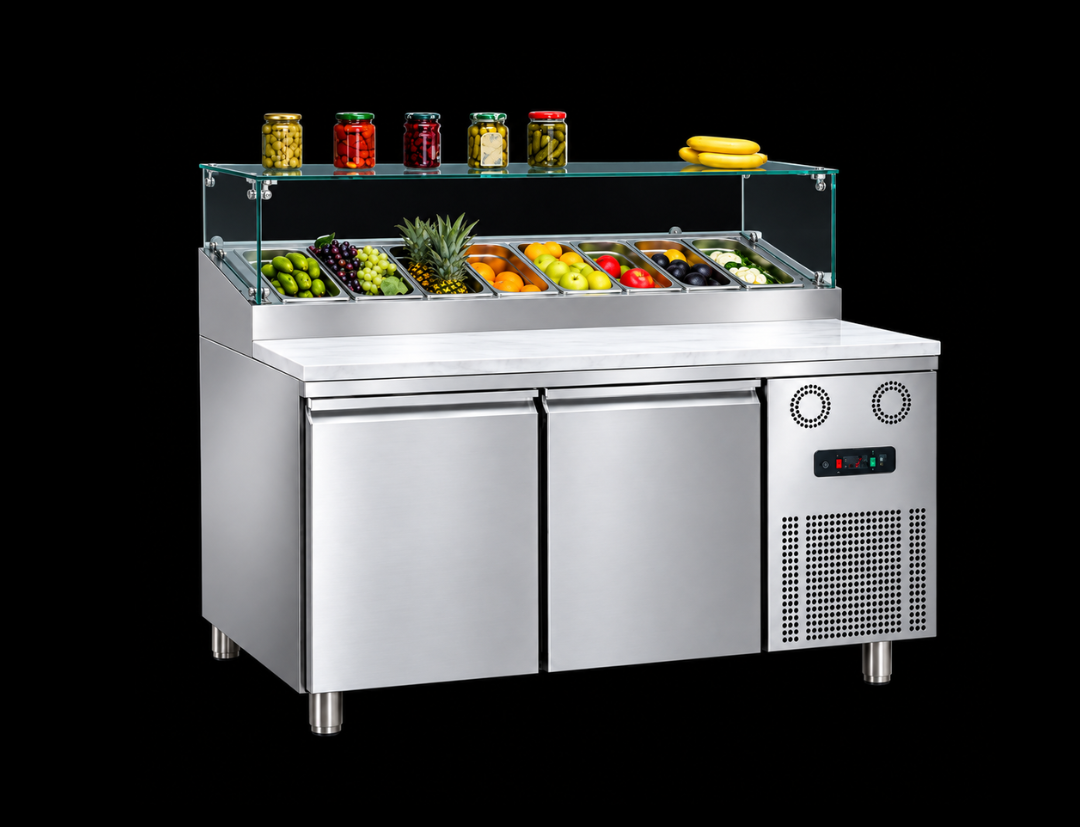 Refrigerated Pizza Preparation Tables