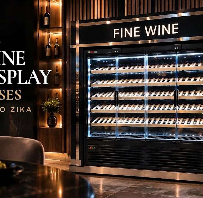 wine display cases